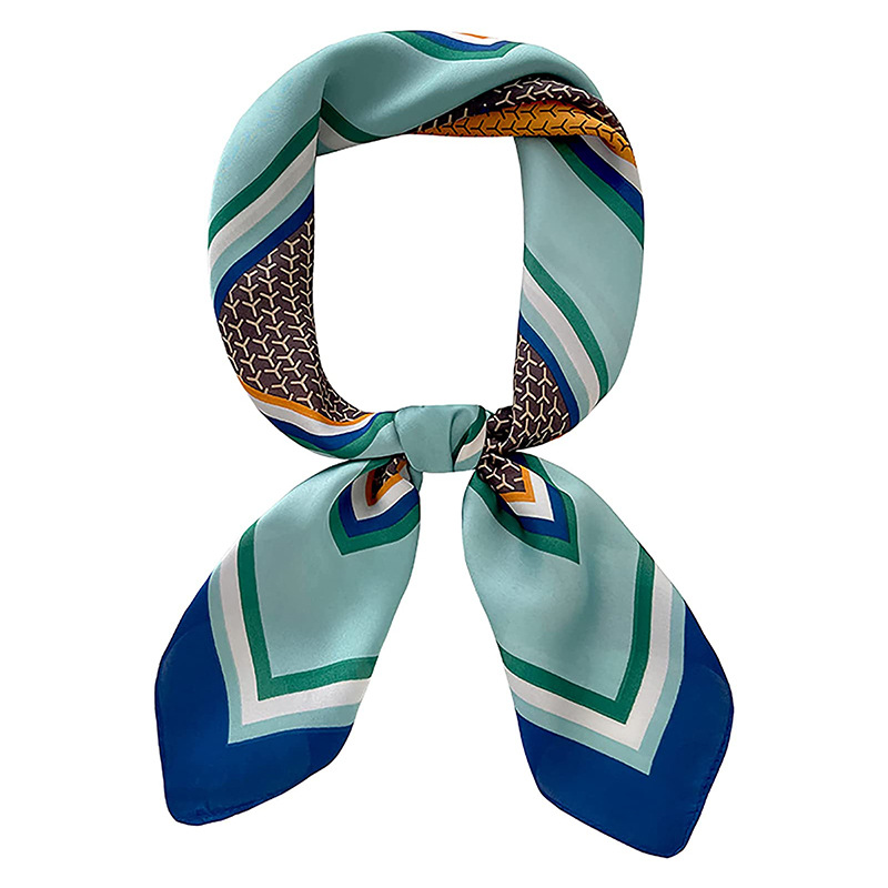 Silk Square Neck Scarf Bandanas